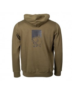 Nash Make It Happen Hoody Fish Logo Green 2