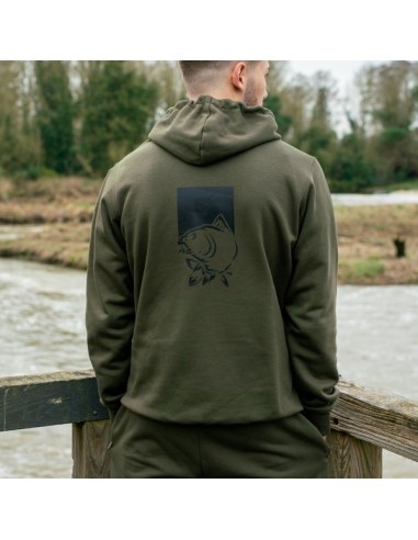 Nash Make It Happen Hoody Fish Logo Green