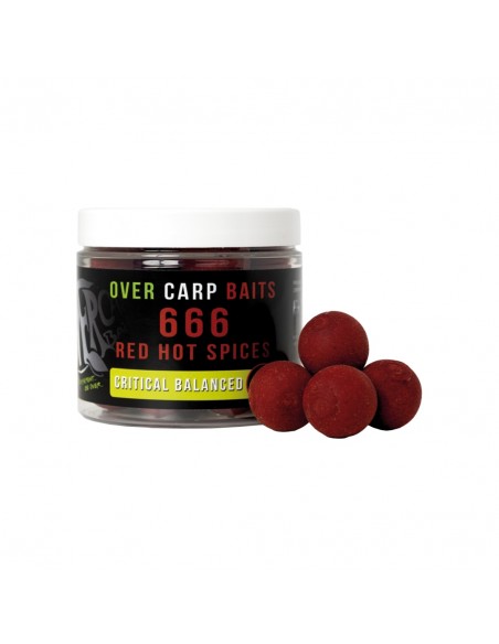 Over Carp Baits Hookbaits Critical Balanced 666 Red Hot Spices