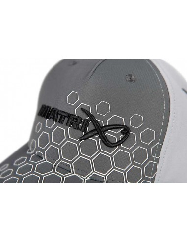 Matrix Hex Print Cap Grey