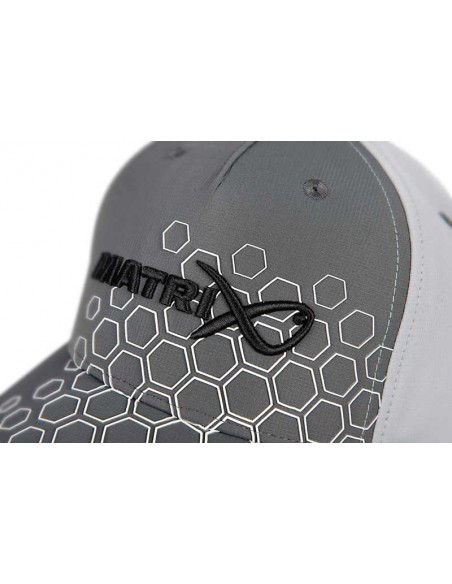 Matrix Hex Print Cap Grey