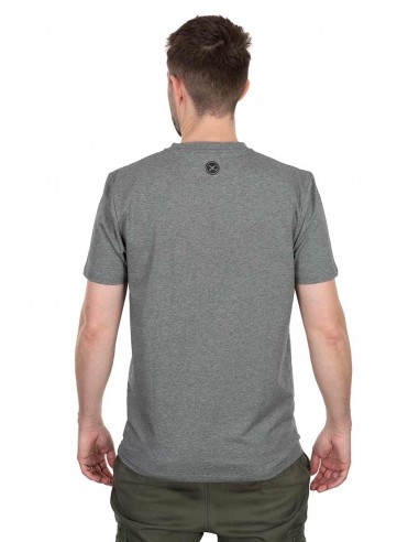 Matrix Hex Print T-Shirt Grey Marl