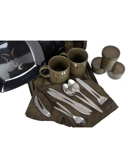 Fox Camolite 2 Person Dinner Set