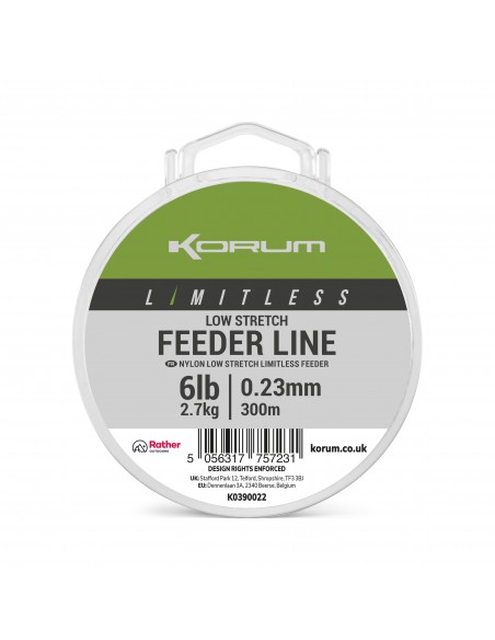 Korum Limitless Low Stretch Feeder Line