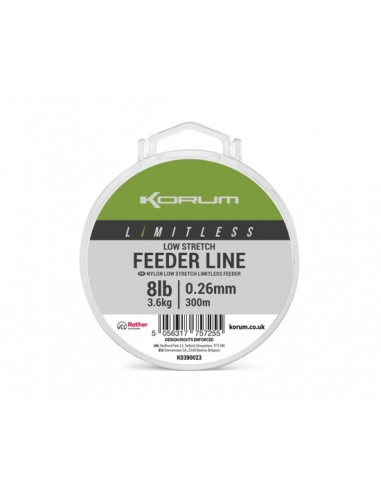 Korum Limitless Low Stretch Feeder Line