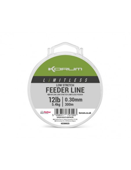 Korum Limitless Low Stretch Feeder Line