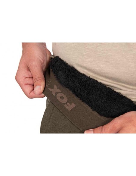 Fox Collection Sherpa Joggers Green/Black