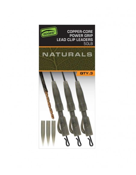 Fox Edges Naturals Copper Core Lead Clip Leaders