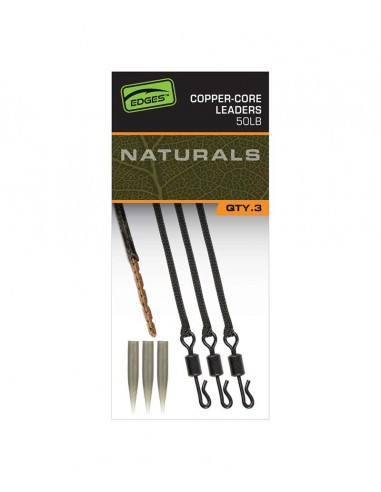 Fox Edges Naturals Copper Core Leaders