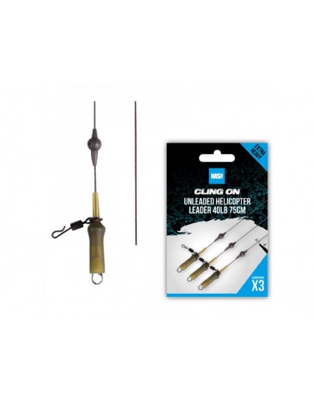 Nash Ready Tied Leadcore Helicopter Leader 75cm