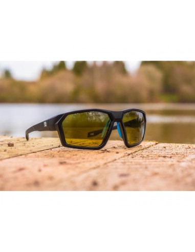 Preston Absolute Wrap Sunglasses Amber Brown