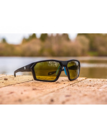 Preston Absolute Wrap Sunglasses Amber Brown