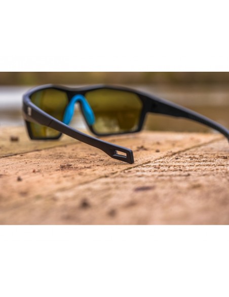 Preston Absolute Wrap Sunglasses Amber Brown