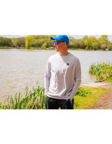 Preston Grey Performance Sun Shirt Upf-40