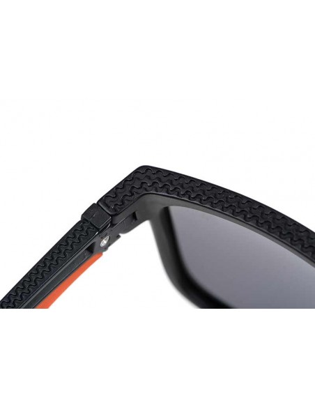 Fox Collection Black & Orange Shades Grey Lens