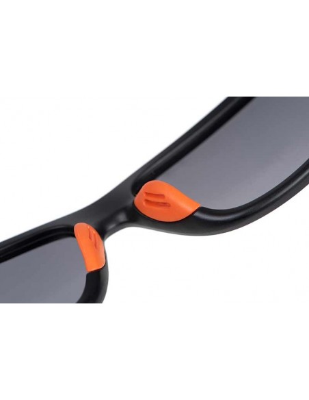 Fox Collection Black & Orange Shades Grey Lens