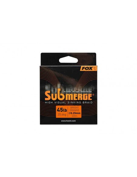 Fox Submerge Orange Sinking Braid 600 MT