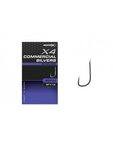 Matrix X4 Commercial Silvers Hooks