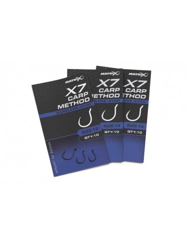 Matrix X7 Carp Method Hooks
