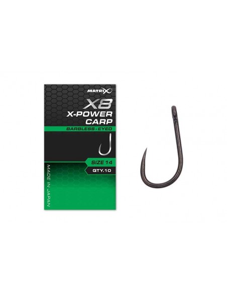Matrix X8  X-Power Carp Hooks