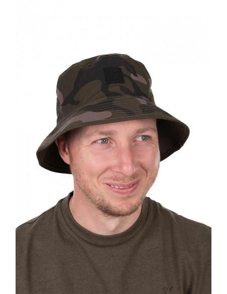 Fox Reversible Bucket Hat  Khaki/Camo