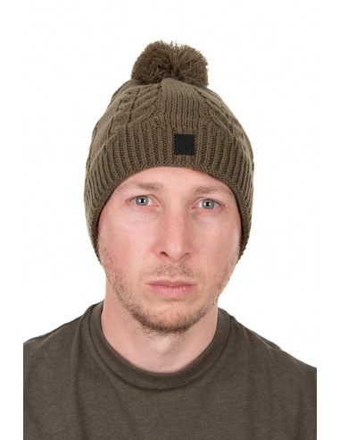 Fox Khaki Knitted Bobble Hat