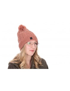 Fox Ladies Knitted Bobble Hat