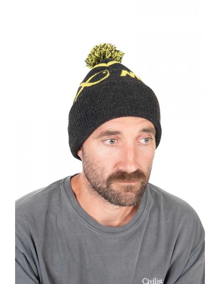 Matrix Lime Grey Bobble Hat