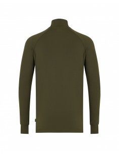 Korda Mock Neck Thermal Ls Shirt Dark Olive 2