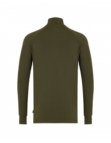 Korda Mock Neck Thermal Ls Shirt Dark Olive