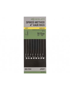 Korum Spiked Method Hair Rigs Barbless
