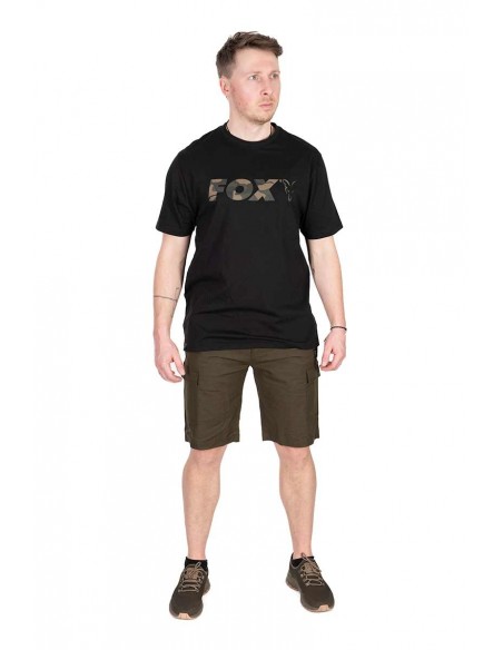 Fox Black/Camo Logo T-Shirt
