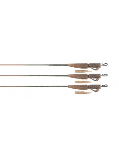 Fox Edges Camo 50lb Leadcore Lead Clip Leaders New