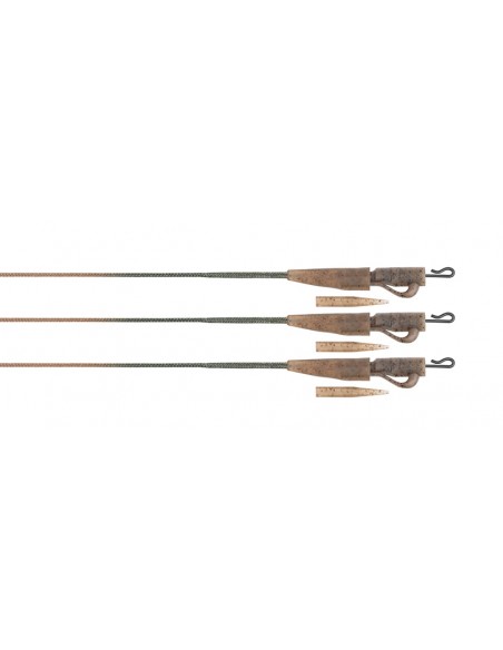 Fox Edges Camo 50lb Leadcore Lead Clip Leaders New
