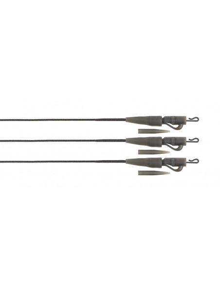 Fox Edges Naturals 50lb Leadcore Lead Clip Leaders New