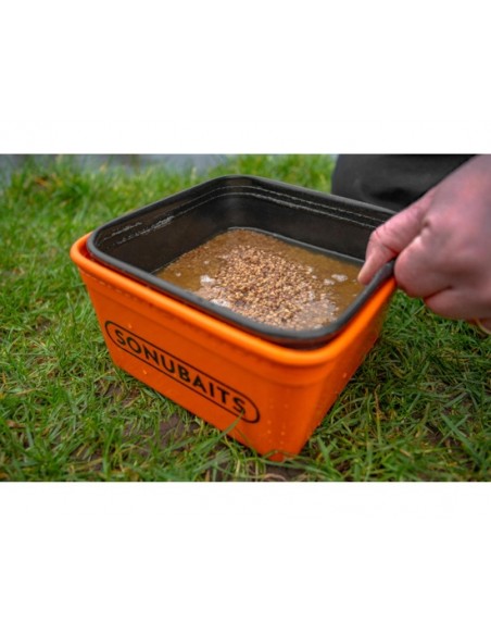 Sonubaits Eva Bait Tub & Strainer Set