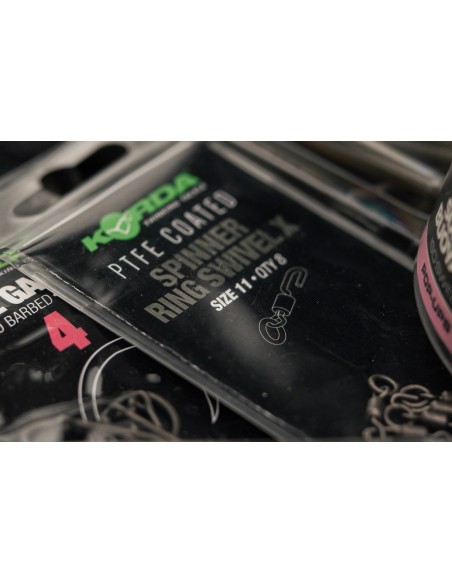 Korda Ptfe Spinner Ring Swivel X Size 11