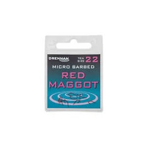 DRENNAN RED MAGGOT BARBED