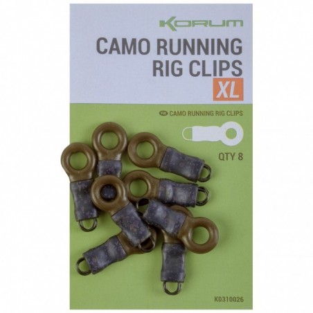 KORUM CAMO XL RUNNING CLIPS