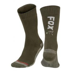 Fox Green Silver Thermolite Long Sock 