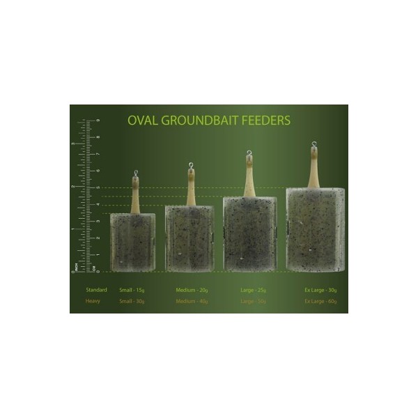 Drennan Oval Groundbait Feeders