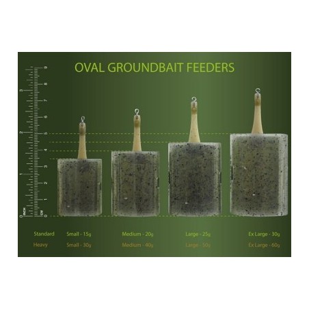 Drennan Oval Groundbait Feeders