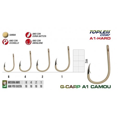 Gamakatsu G Carp A1 Specialist Camou Sand