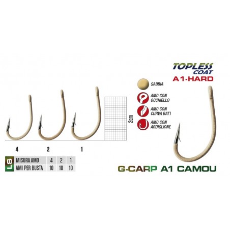 Gamakatsu G Carp A1 Super Camou Sand