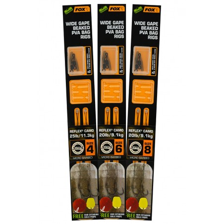 Fox Wide Gape Beaked Pva Bag Rigs