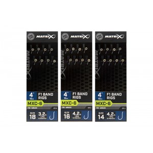 Matrix MXC-6 Barbless F1 Bands Rigs