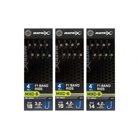 Matrix MXC-6 Barbless F1 Bands Rigs